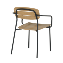 Метален градински стол YOBE - бук