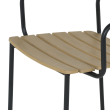 Метален градински стол YOBE - бук