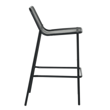 Метален кетъринг бар стол BAMA - черен