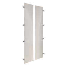 Комплект врати за двукрилен гардероб YORK - крем