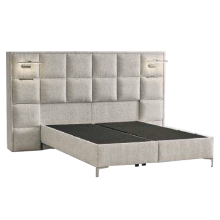 Тапицирана спалня с матрак I SLEEP 160 х 200 - шампанско 318