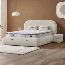 Тапицирана спалня с матрак FABER 160 х 200 - лате 06