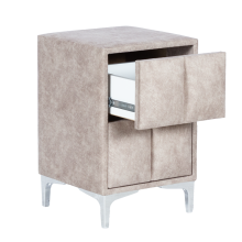 Нощно шкафче за спалня MOONLIGHT - бежов 03