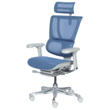 Ергономичен стол ERGOHUMAN IOO ELITE 2 - сива рамка - син Ергономичен стол ERGOHUMAN IOO ELITE 2 - сива рамка - син