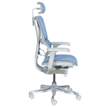 Ергономичен стол ERGOHUMAN IOO ELITE 2 - сива рамка - син Ергономичен стол ERGOHUMAN IOO ELITE 2 - сива рамка - син