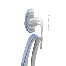 Ергономичен стол ERGOHUMAN IOO ULTRA - сива рамка - син Ергономичен стол ERGOHUMAN IOO ULTRA - сива рамка - син