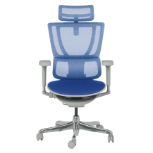 Ергономичен стол ERGOHUMAN IOO ULTRA - сива рамка - син Ергономичен стол ERGOHUMAN IOO ULTRA - сива рамка - син