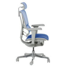 Ергономичен стол ERGOHUMAN IOO ULTRA - сива рамка - син Ергономичен стол ERGOHUMAN IOO ULTRA - сива рамка - син