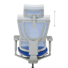 Ергономичен стол ERGOHUMAN IOO ULTRA - сива рамка - син Ергономичен стол ERGOHUMAN IOO ULTRA - сива рамка - син