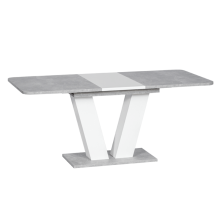 Разтегателна трапезна маса ALARA - бяла