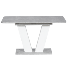 Разтегателна трапезна маса ALARA - бяла