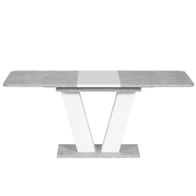 Разтегателна трапезна маса ALARA - бяла