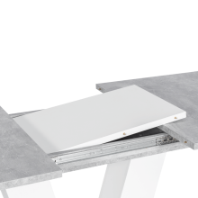 Разтегателна трапезна маса ALARA - бяла