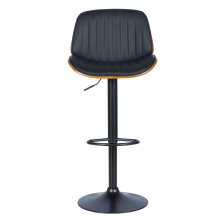 Бар стол Carmen 4028 - орех / черен