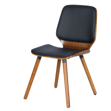 Трапезен стол Carmen 9977 - орех / черен