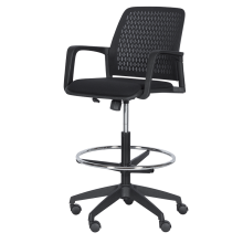 Работен офис стол Carmen 7556 - черен Работен офис стол Carmen 7556 - черен