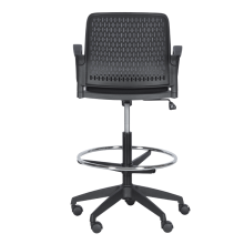 Работен офис стол Carmen 7556 - черен Работен офис стол Carmen 7556 - черен