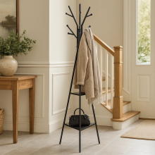 Закачалка за дрехи LINDOME - черна