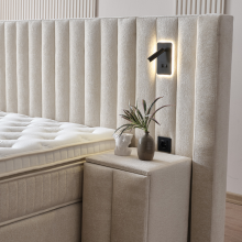 Тапицирана спалня с матрак FLORIDA 160 х 200 - крем 01 Тапицирана спалня с матрак FLORIDA 160 х 200 - крем 01