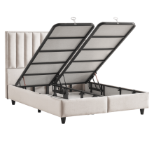 Тапицирана спалня с матрак PERRY LUX 140 x 200 - крем 01