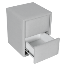 Нощно шкафче за спалня SIESTA - светлосив 21