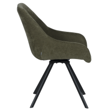 Трапезен стол MARSALA - маслено зелен