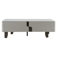 Холна маса LIORA - бял-капучино