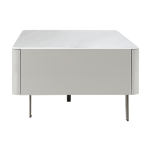 Холна маса LIORA - бял-капучино