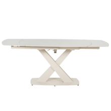 Разтегателна трапезна маса MATEO - крем Разтегателна трапезна маса MATEO - крем