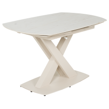 Разтегателна трапезна маса MATEO - крем Разтегателна трапезна маса MATEO - крем