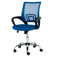 Работен офис стол Carmen 7050-1 LUX - син Работен офис стол Carmen 7050-1 LUX - син