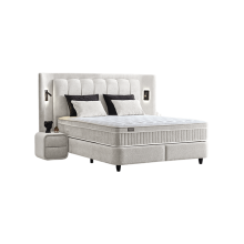 Тапицирана спалня с матрак JULIE 180 x 200 - Перла SY