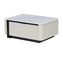 Холна маса ELGIN - бял-капучино