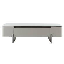 Холна маса FLINT - бял-капучино