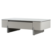 Холна маса FLINT - бял-капучино