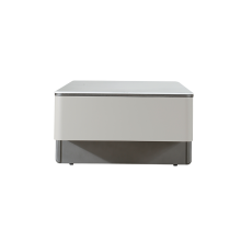 Холна маса FLINT - бял-капучино