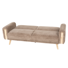 Разтегателен диван - тройка GOMA - кафяв E40