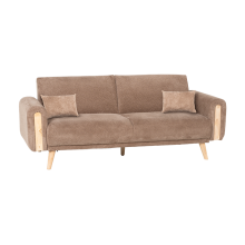 Разтегателен диван - тройка GOMA - кафяв E40