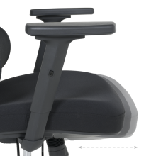 Ергономичен стол Carmen 7589 - черен