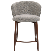 Бар стол MEMO - черен -кафяв 170 WAL