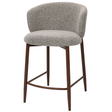 Бар стол MEMO - черен -кафяв 170 WAL