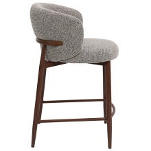 Бар стол MEMO - черен -кафяв 170 WAL