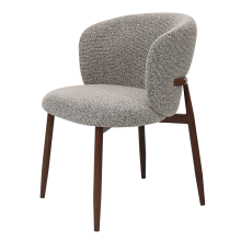 Трапезен стол LETEN - черен-кафяв 170 WAL Трапезен стол LETEN - черен-кафяв 170 WAL