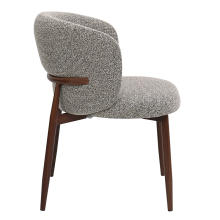 Трапезен стол LETEN - черен-кафяв 170 WAL Трапезен стол LETEN - черен-кафяв 170 WAL