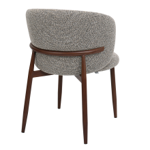 Трапезен стол LETEN - черен-кафяв 170 WAL Трапезен стол LETEN - черен-кафяв 170 WAL