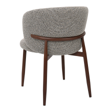 Трапезен стол LETEN - черен-кафяв 170 WAL Трапезен стол LETEN - черен-кафяв 170 WAL