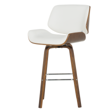 Бар стол Carmen 4027 - орех / бял Бар стол Carmen 4027 - орех / бял