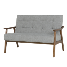 Двуместно канапе PABLO - орех / сиво Двуместно канапе PABLO - орех / сиво