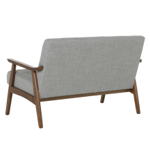 Двуместно канапе PABLO - орех / сиво Двуместно канапе PABLO - орех / сиво