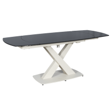 Разтегателна трапезна маса MATEO - черна